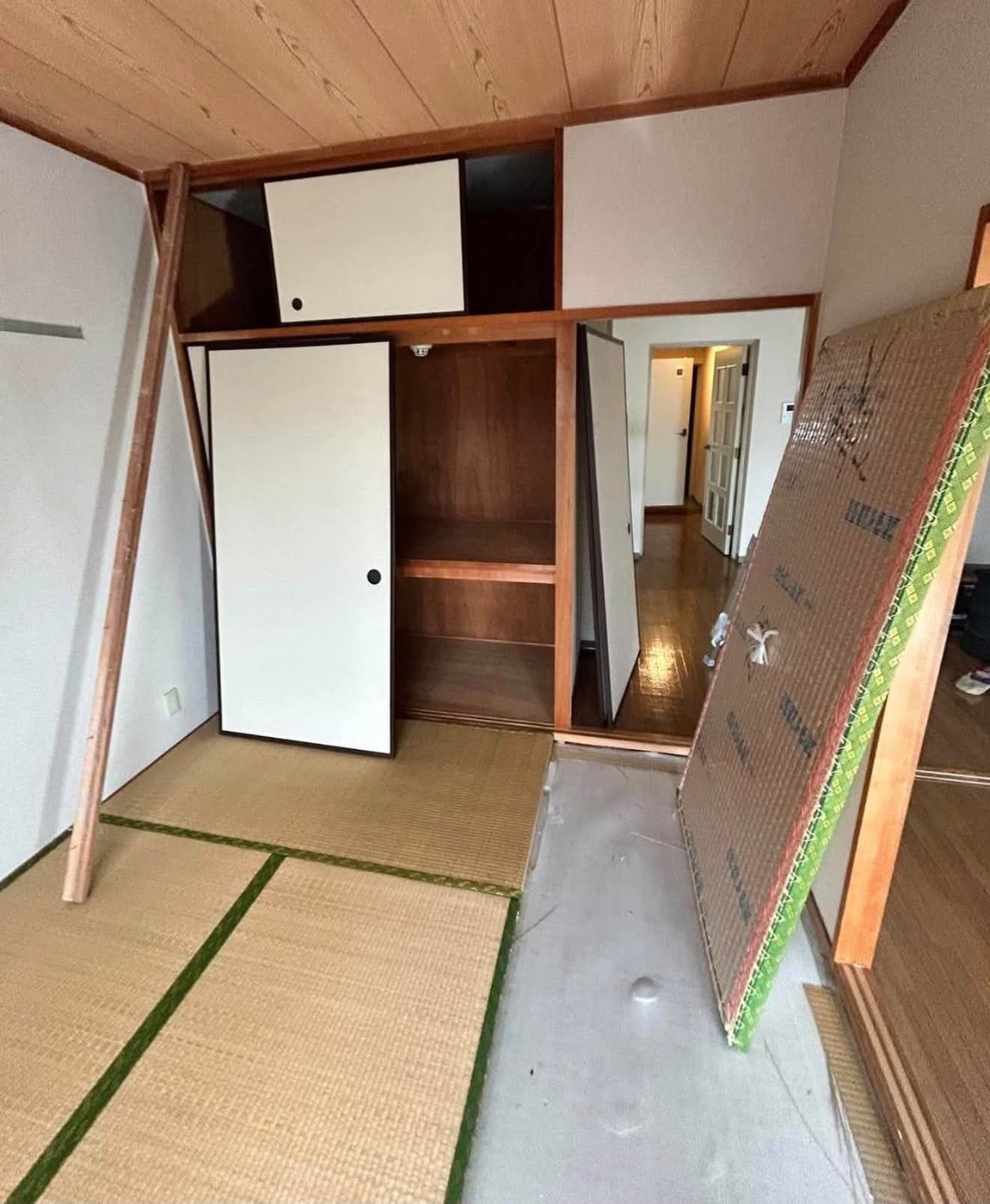 和室から洋室へリフォーム(施工前)